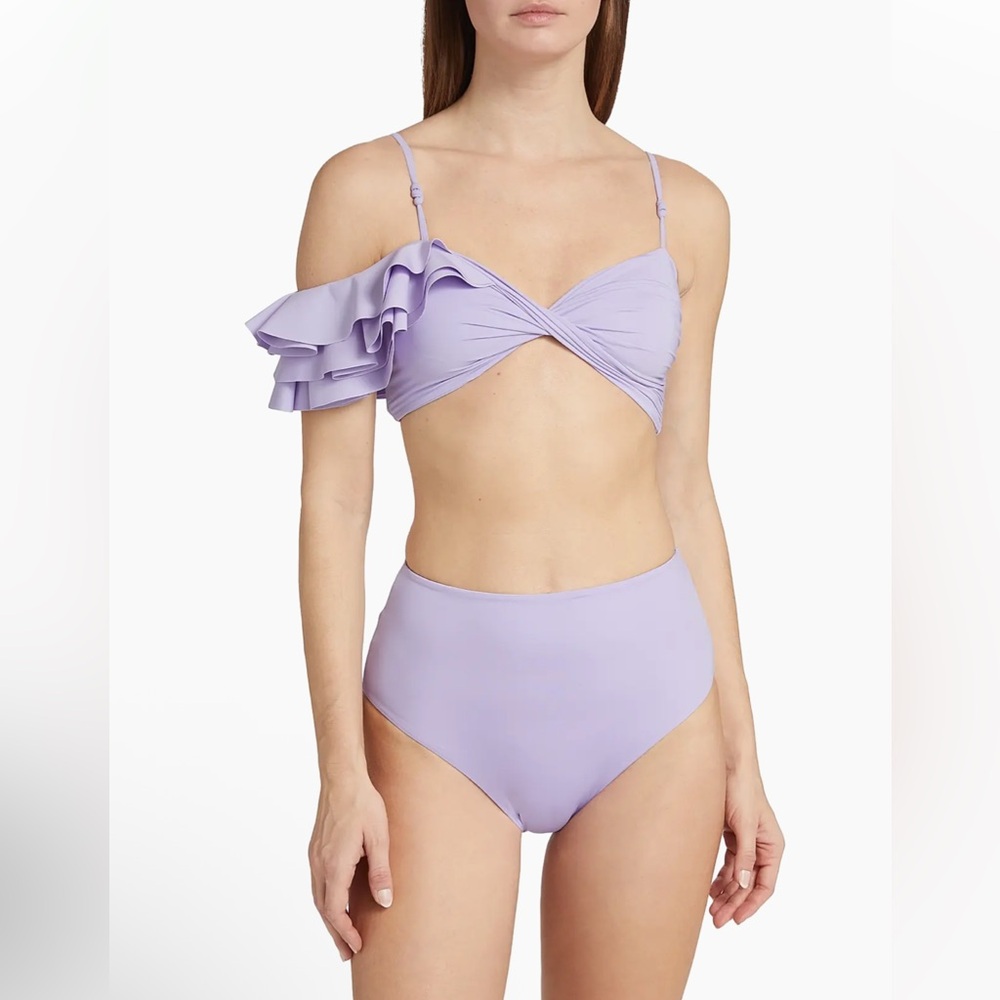 Maygel Coronel Nodus Costa Ruffle Bikini Size One Size (2-10)